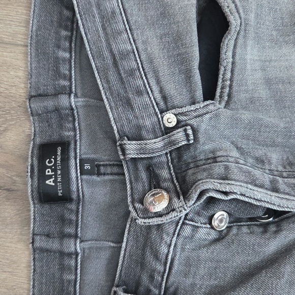 APC Women Skinny Gray Denim Jeans Size 31 - Picture 2 of 4